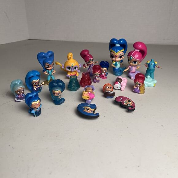 Shimmer & Shine Teenie Genies Nickelodeon Mini Figures Variety Lot + Jibbitz - Picture 8 of 13